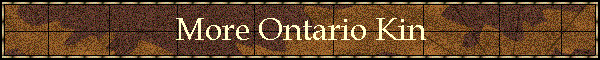 More Ontario Kin