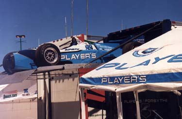 Greg Moore's Car on Display