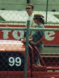 Greg on the parade lap