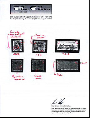 (black & white) Certificate of Restoration