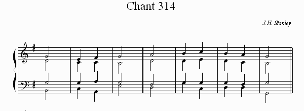 Music Time standard notation