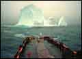 Iceberg towing trials, Labrador Sea, Canada