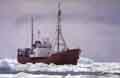 Lady Johnson II in pack ice, Baffin Bay, Canada