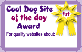 cool dog site of the day award